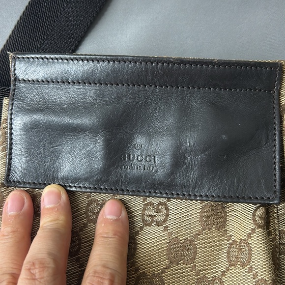 🖤Gucci "GG" Vintage Double Adjustable Belt Bag As Seen On Sex and The City - Picture 6 of 17